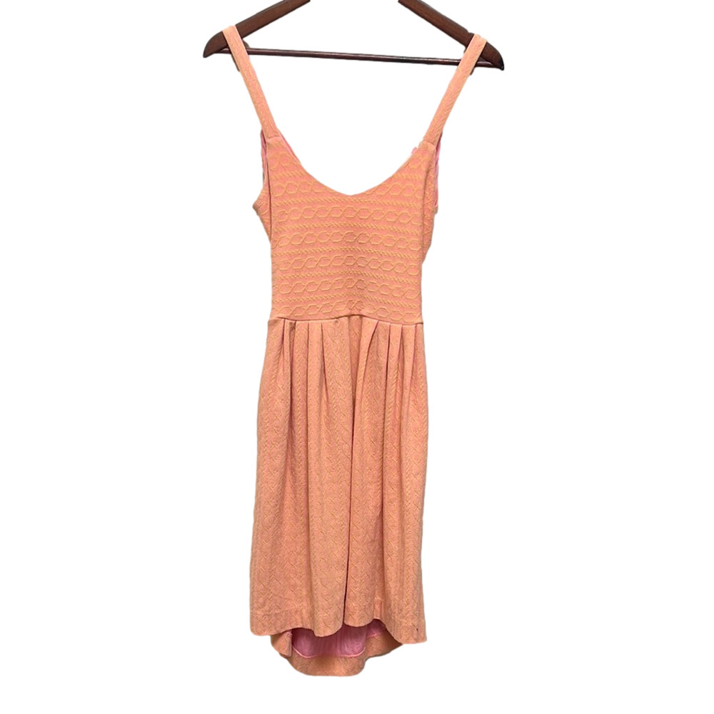 Anthropologie Postage Stamp Dress with Criss Cross Back Small Sundress Vacation